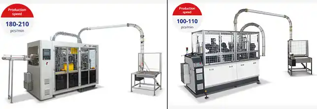 High Speed or Medium Speed Paper Cup Maker