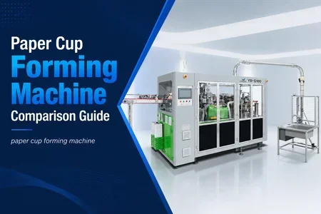 paper cup forming machine illustration