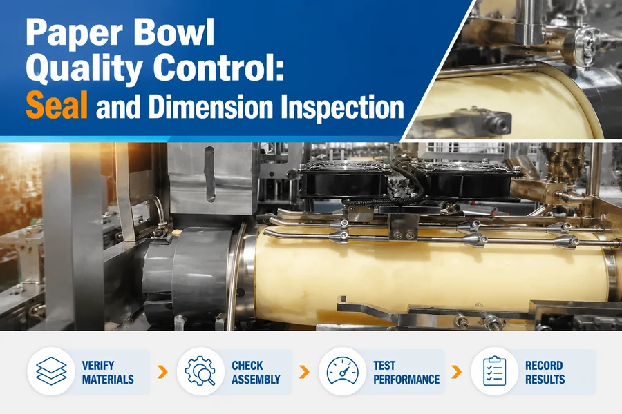 Paper Bowl Quality Control: Seal and Dimension Inspection
